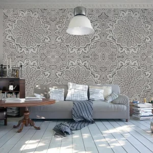 Couteau à enduire Papier peint intissé Fonds et Dessins Oriental ornament : Taille - 200 x 140 cm