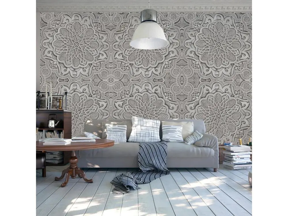 Couteau à enduire Papier peint intissé Fonds et Dessins Oriental ornament : Taille - 200 x 140 cm