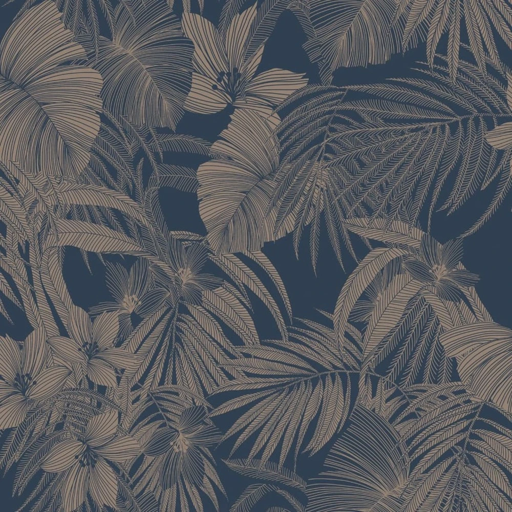 Couteau à enduire Papier peint joelle argenté et bleu