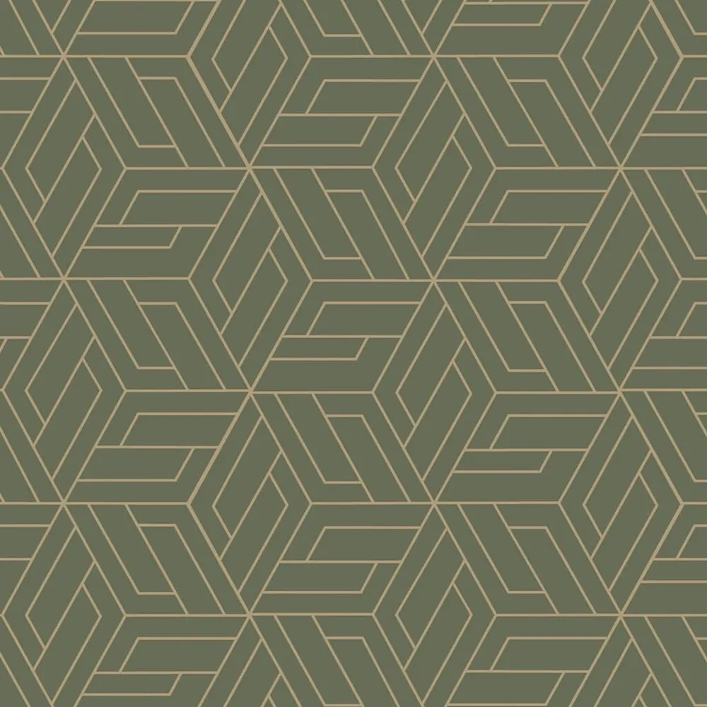 DUTCH WALLCOVERINGS Papier peint cobra Vert Largeur 53 cm