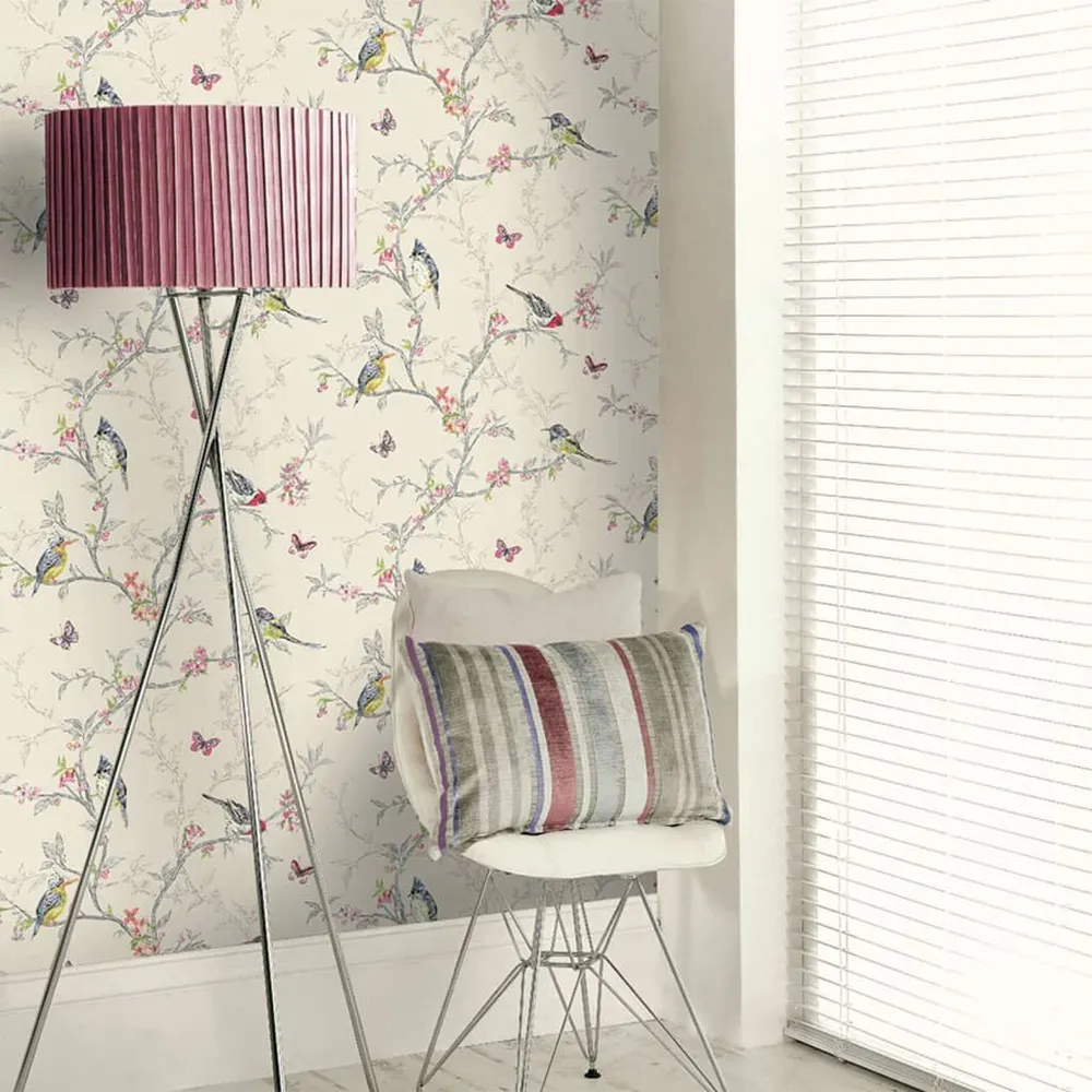 DUTCH WALLCOVERINGS Papier peint Phoebe Crème