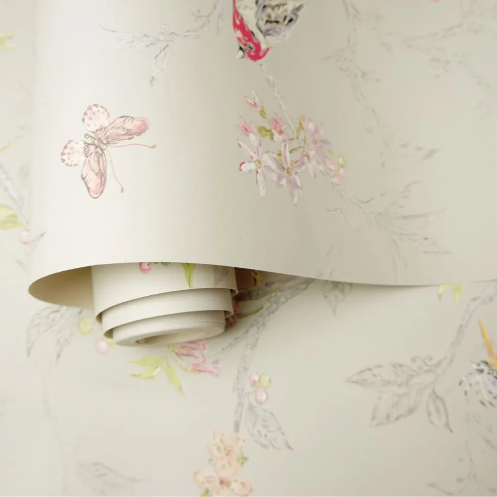 DUTCH WALLCOVERINGS Papier peint Phoebe Crème