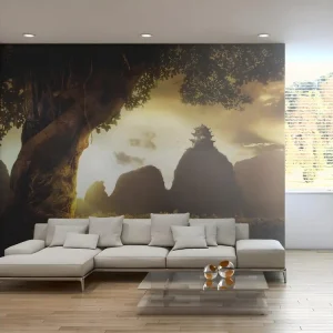 Papier peint intissé Fantaisie Mysterious China : Taille - 250 x 193 cm