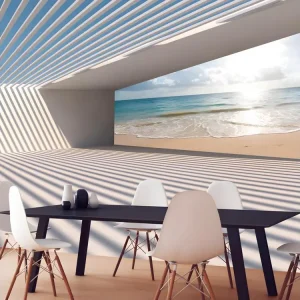 Papier peint intissé Paysages City Beach : Taille - 100 x 70 cm