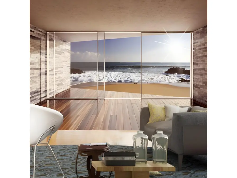 Papier peint intissé Paysages Meeting at Sea : Taille - 300 x 210 cm pour découpe précise