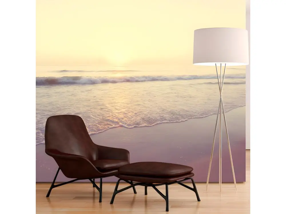 Papier peint intissé Paysages Morning on Beach : Taille - 200 x 140 cm