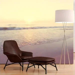 Papier peint intissé Paysages Morning on Beach : Taille - 100 x 70 cm