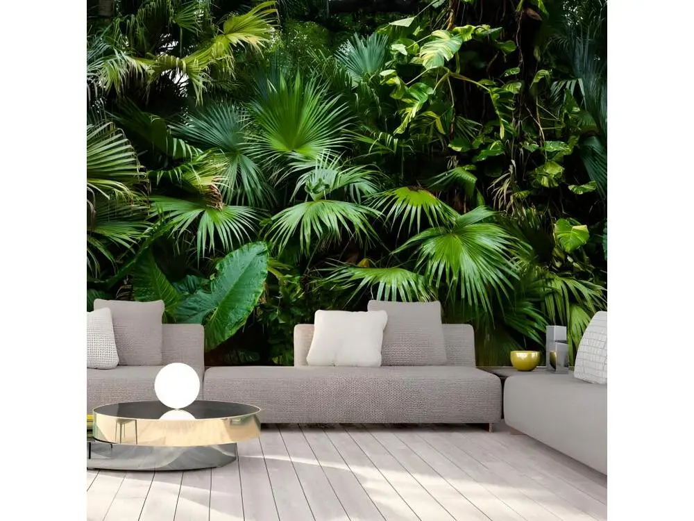 Papier peint intissé Paysages Sunny Jungle : Taille - 200 x 140 cm