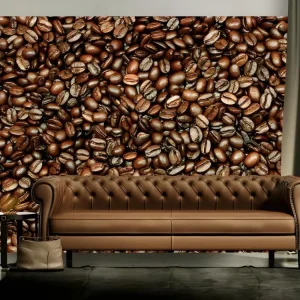 Premium Anti-Humidité Papier peint intissé Motifs de cuisine Coffee heaven : Taille - 400 x 309 cm