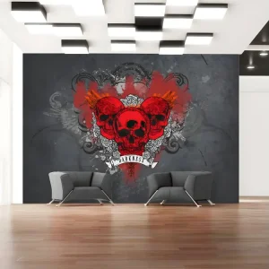 Professionnel Haute Adhérence Papier peint intissé Street art Darkness : Taille - 100 x 70 cm