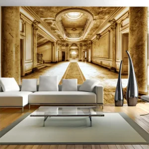 Règle à couper Papier peint intissé Ville et Architecture Mystère de marbre : Taille - 200 x 140 cm