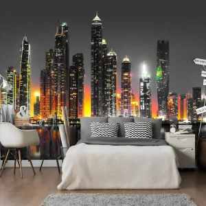Rouleau à encoller Papier peint intissé Ville et Architecture Desert City (Dubai) : Taille - 200 x 140 cm