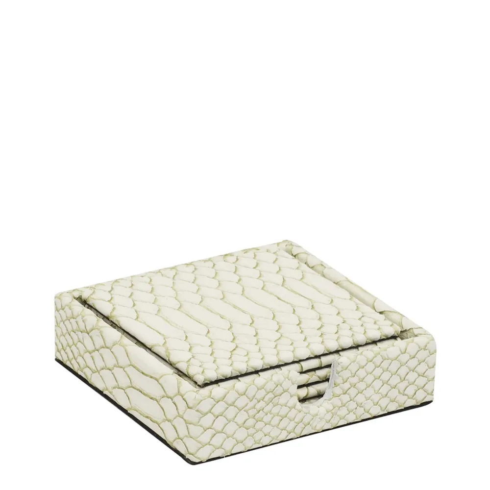 Kitchen Life Shagreen Coaster Set 5 - Blanc pur