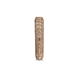 Lampadaire en rotin crème Vannes Chehoma - 125cm
