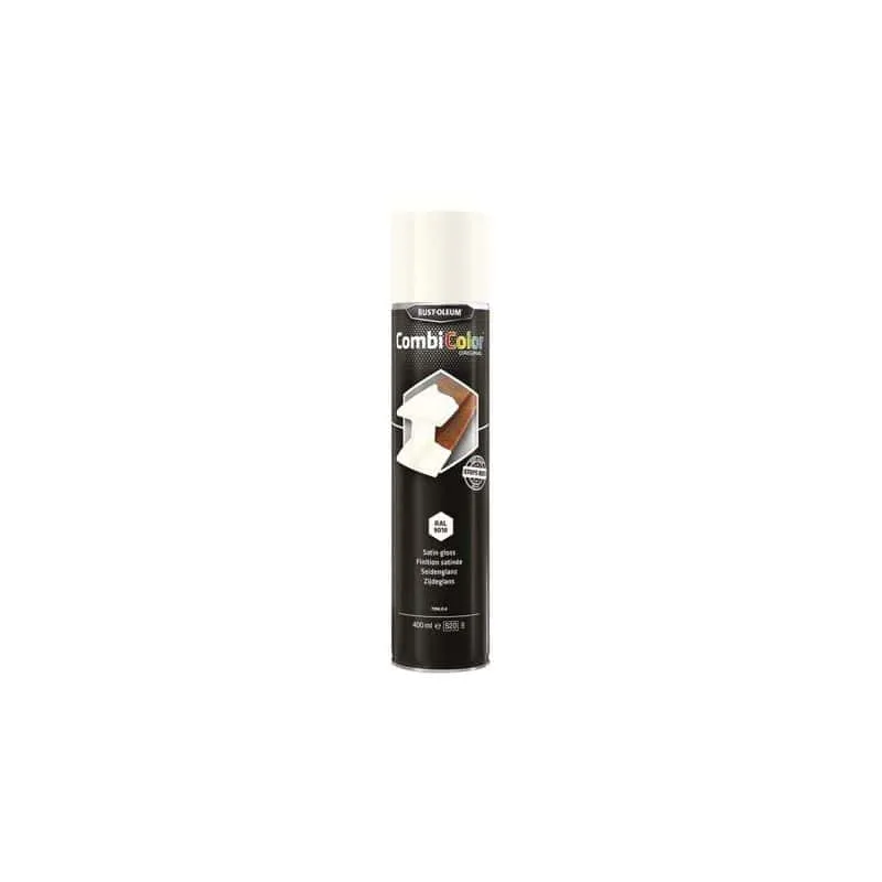 érosol de peinture métal combicolor novateur Finition satinée RUSTOLEUM couvrance optimale