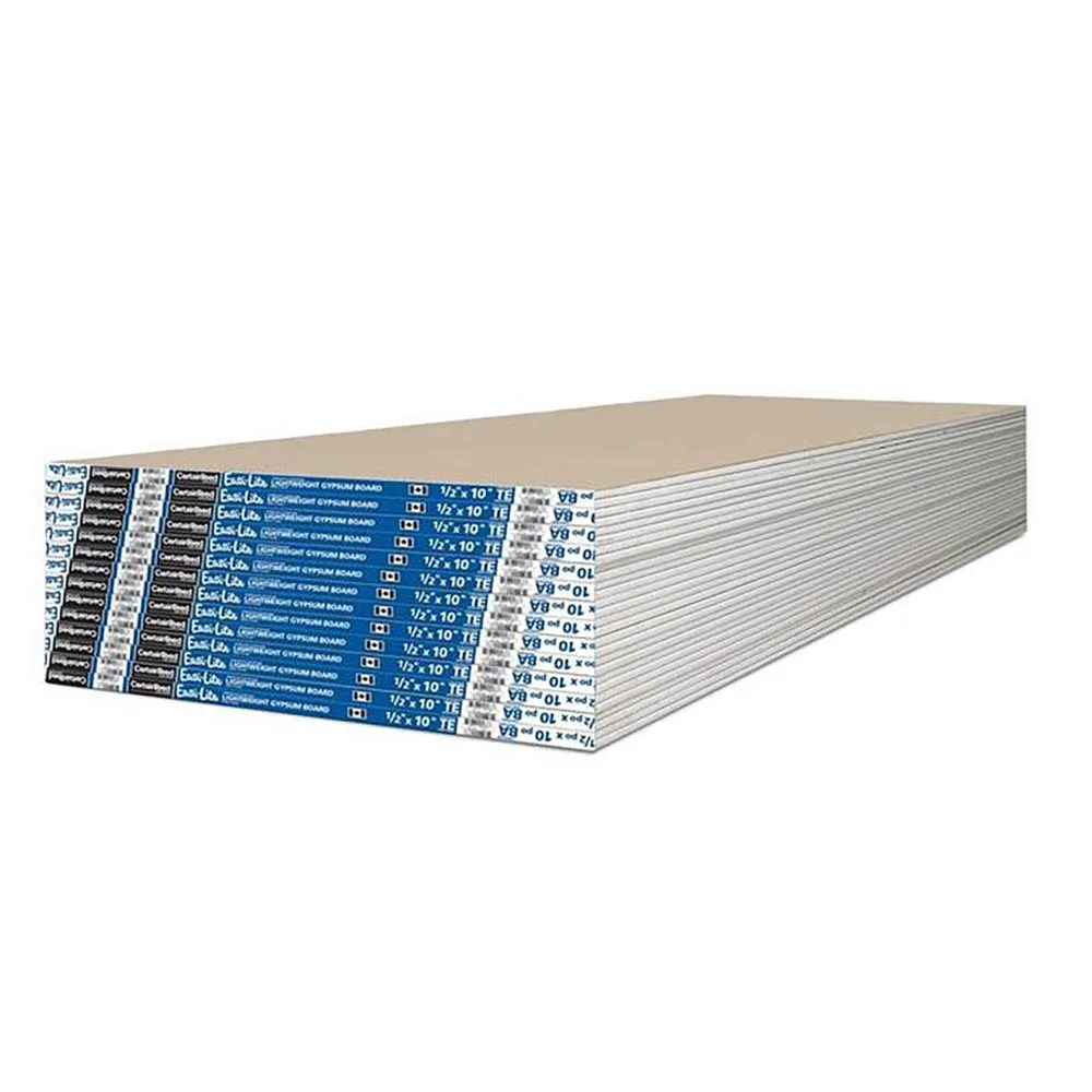 Panneau de gypse Easi-Lite pour murs et plafonds, 1/2" x 4' x 10' pour pièces humides