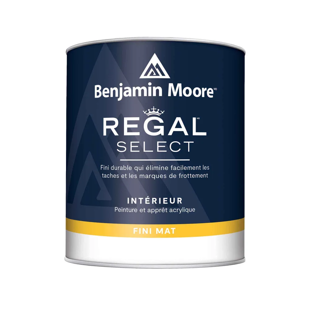 Professionnel Haute Couvrance Peinture et apprêt d’intérieur Regal Select mat blanc, 946 ml