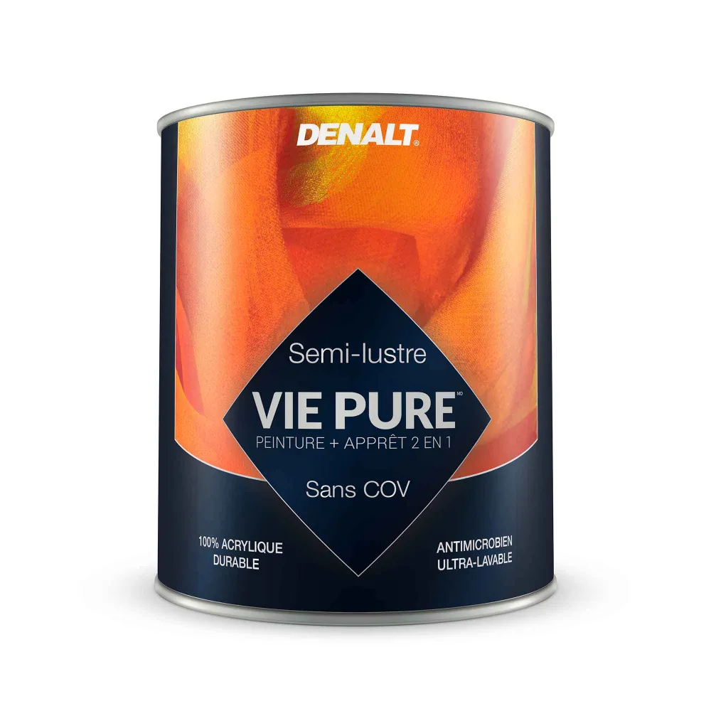 Professionnel Haute Couvrance Peinture et apprêt 2 en 1 Vie Naturel semi-lustre base moyenne, 927 ml