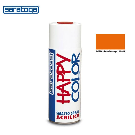 Spray Peinture ORANGE PASTEL - 400ml Saratoga anti-taches et anti-moisissures