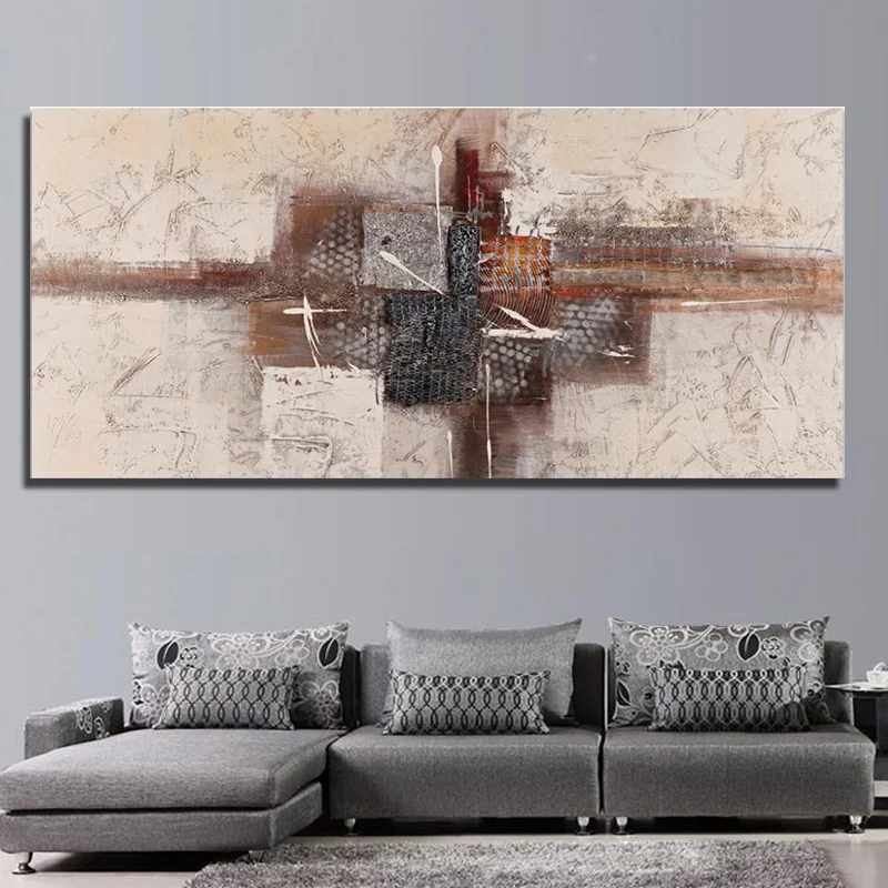 Professionnel Haute Couvrance Peinture sur toile contemporaine d'art mural abstrait à Surface texturée pour l'intérieur de...