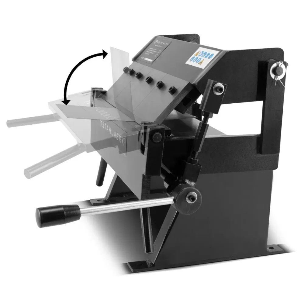 Banque de colonnes AB-305 ST AB-305 et machine de flexion pivotante jusqu'à 1 mm d'épaisseur de tôle pour la flexion, le p...