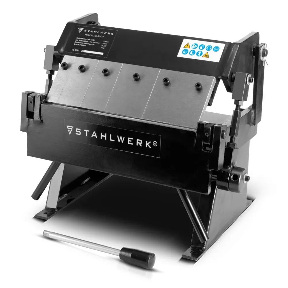 Banque de colonnes AB-305 ST AB-305 et machine de flexion pivotante jusqu'à 1 mm d'épaisseur de tôle pour la flexion, le p...
