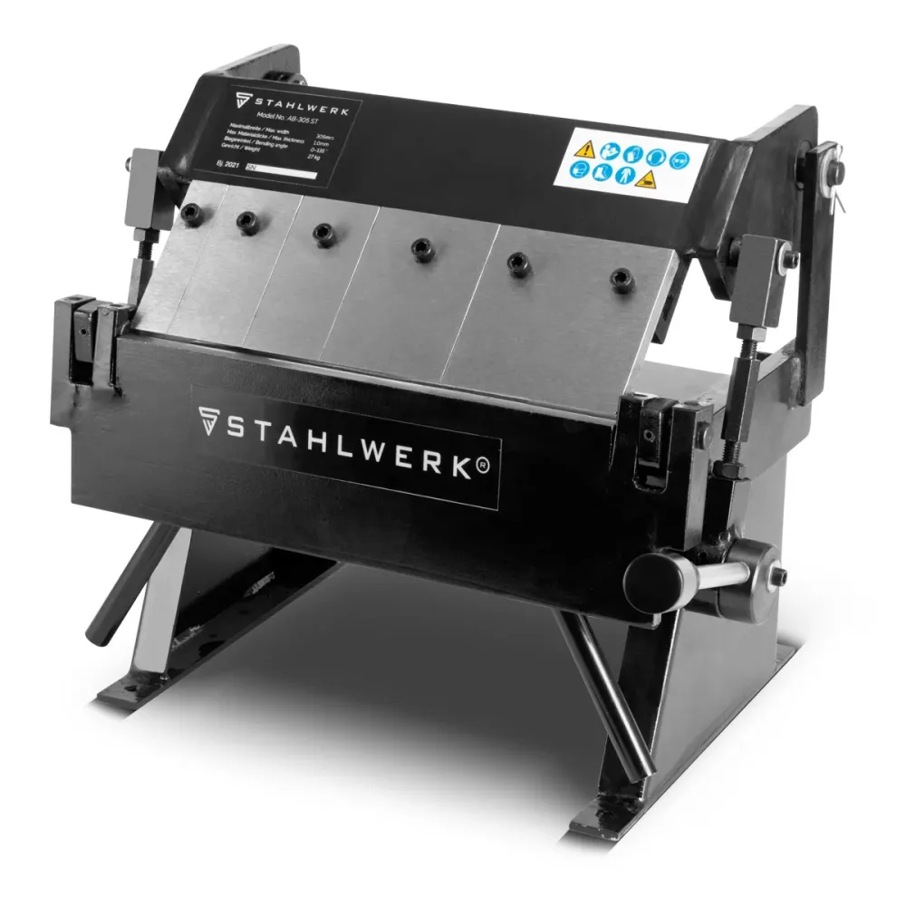 Banque de colonnes AB-305 ST AB-305 et machine de flexion pivotante jusqu'à 1 mm d'épaisseur de tôle pour la flexion, le p...