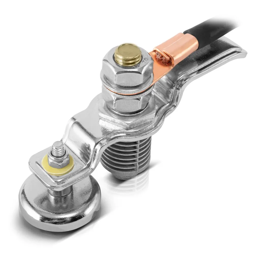 Pince de mise à la terre magnétique en acier EC-300 ST / MASSELEMME / MASSEMAGNET pour les appareils de soudage et le cout...