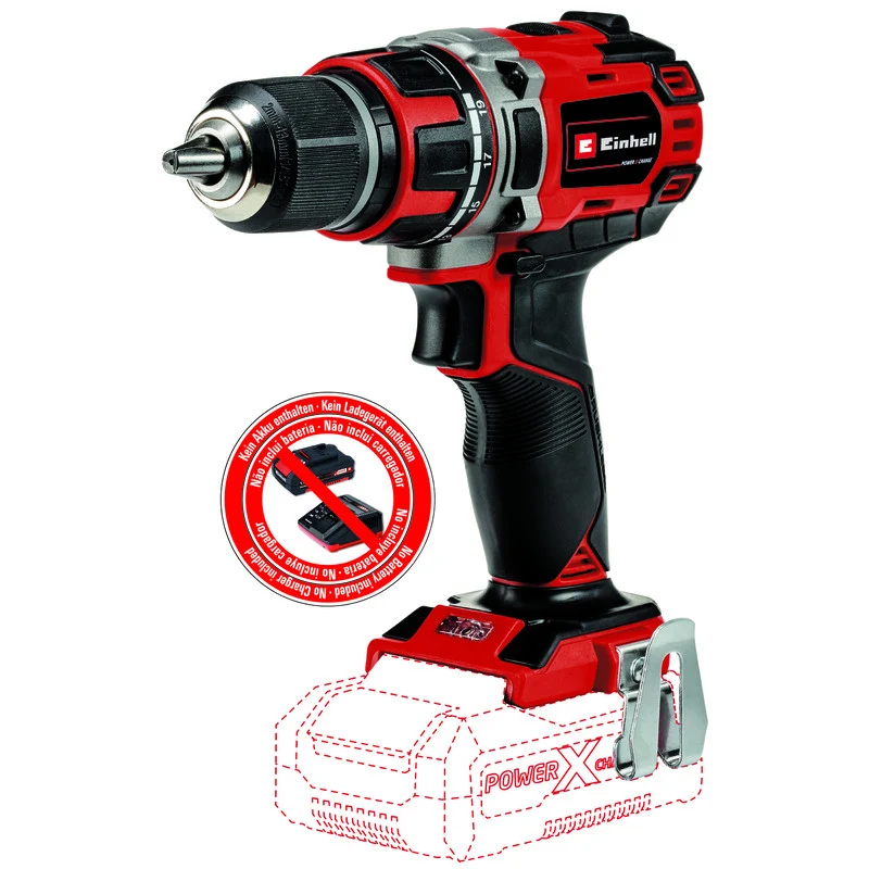 Professional Perceuse Visseuse sans fil 18V 50Nm Brushless EINHELL TE-CD 18/50 Li BL Solo Power X-Change (vendu sans batte...
