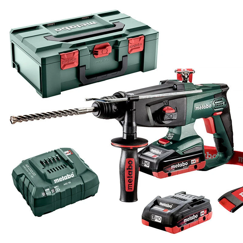 Marteau perforateur burineur METABO KHA 18 LTX (2 x 4,0 Ah)