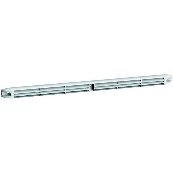 Capuchon de façade pour entrée d'air CE2A - noir - 400 x 23 x 12 mm - ANJOS VENTILATION