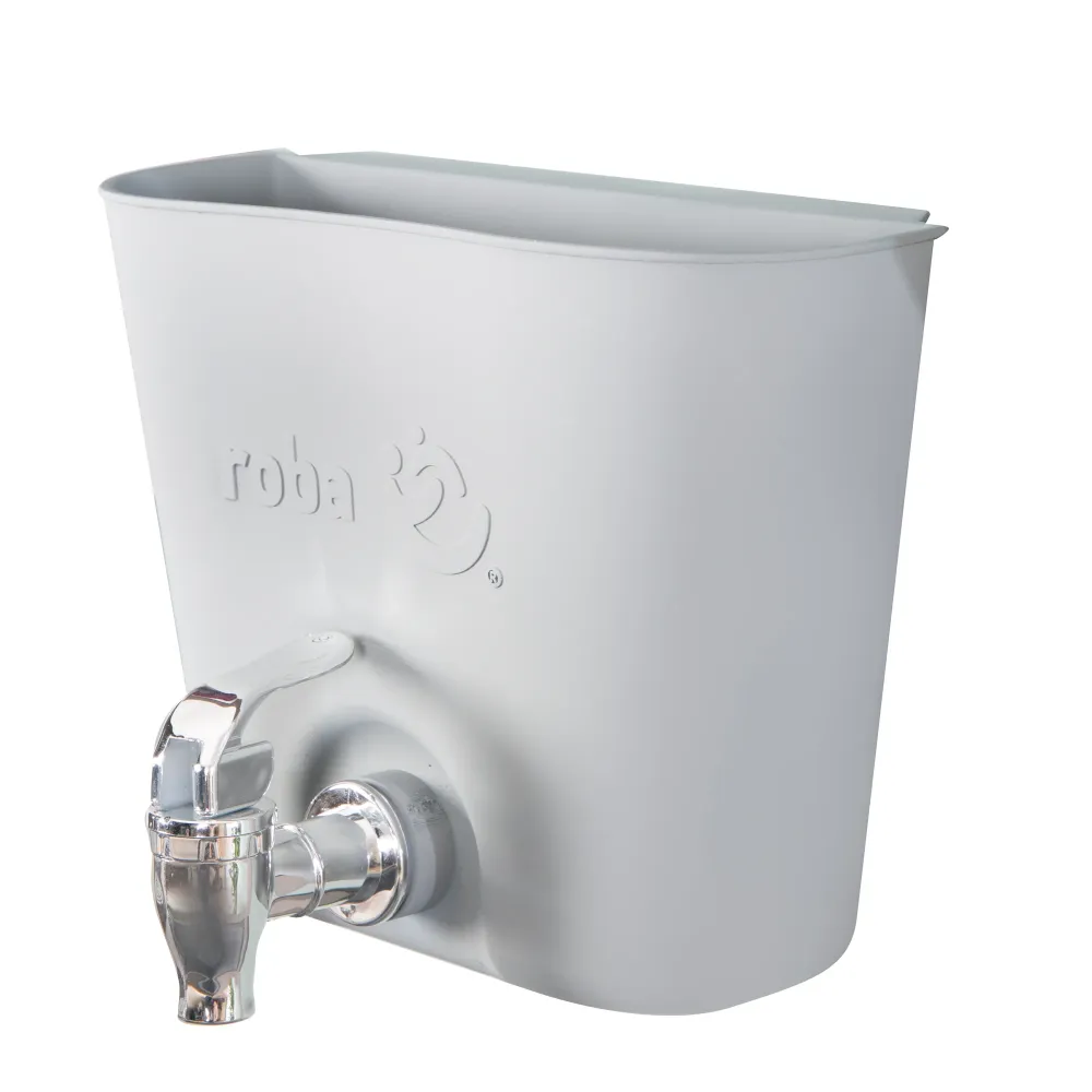 Wasserbehälter für Matschküchen - Zubehör für Outdoor-Spielgeräte - Grau