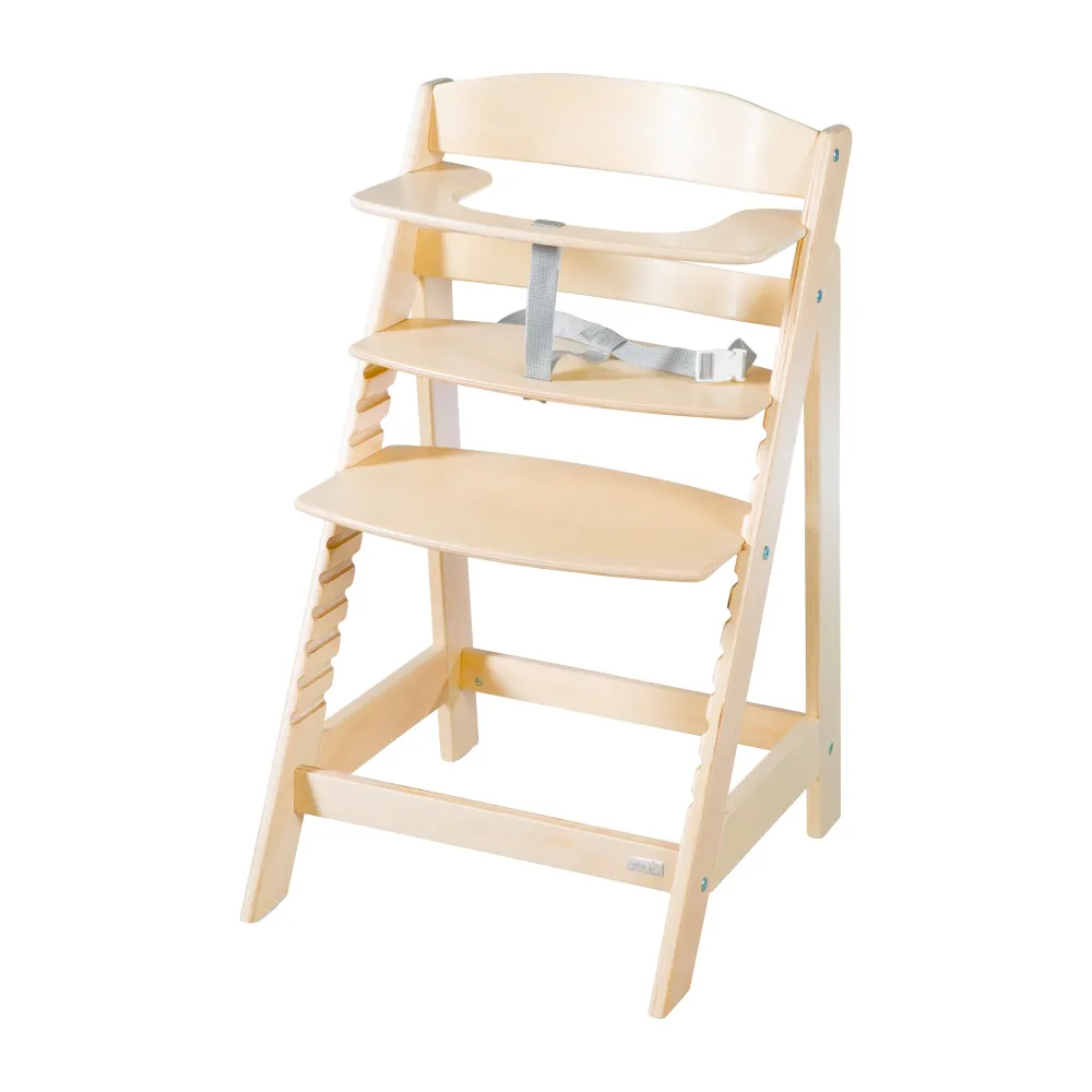 Treppenhochstuhl 'Sit Up Flex', mitwachsend bis zum Jugendstuhl, Holz natur avec certification NF