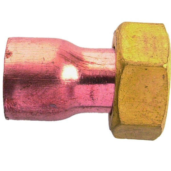 Raccord fer-cuivre 2 pièces douille cuivre 359GCL - 1/2" - 14 mm - DUMONT