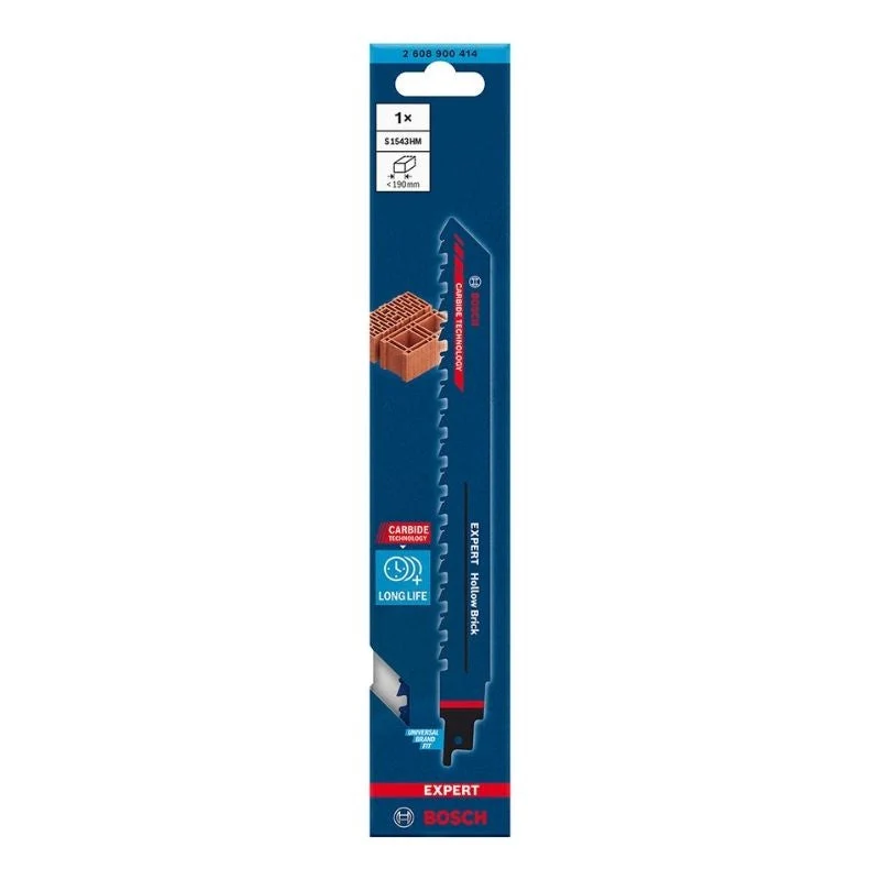 Certifié OEM Lame scie sabre BOSCH EXPERT 2608900414 Carbure Brique 240mm