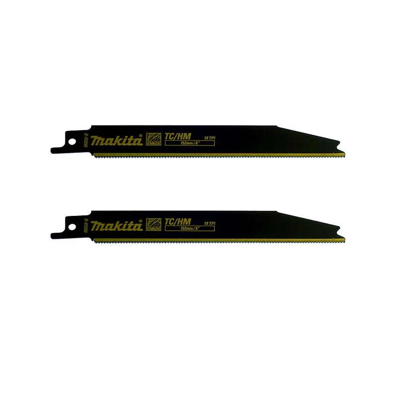 Haute Performance Paquet MAKITA B-07250 de 2 Lames pour Acier Inoxydable et Époxy