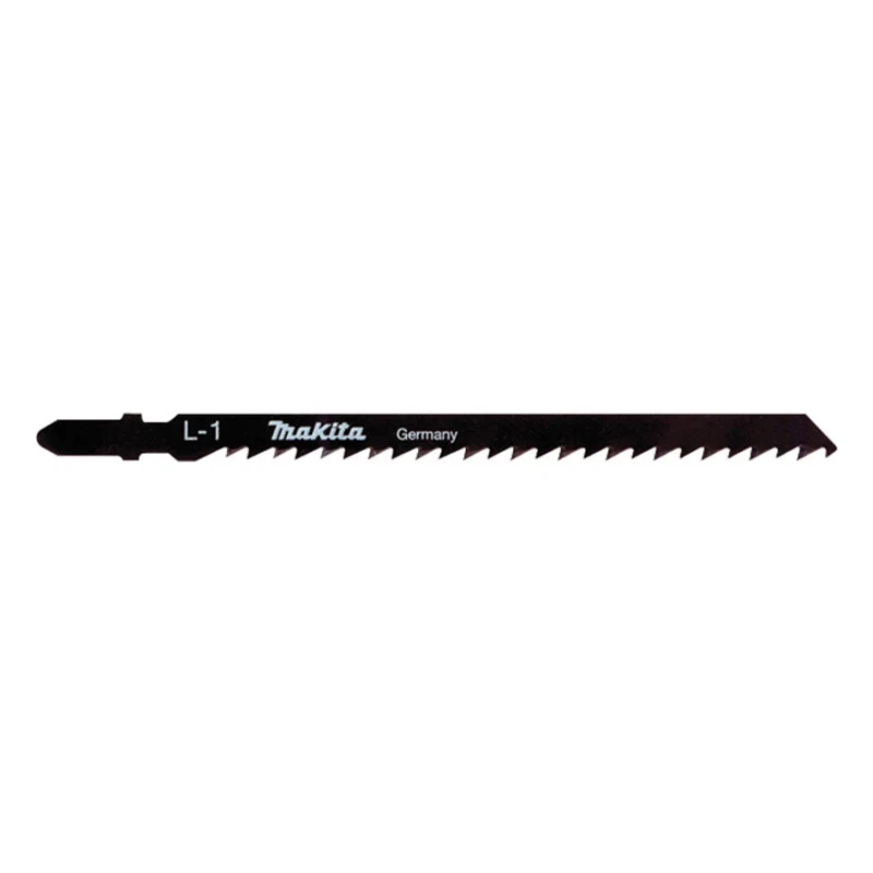 5 Lames L-1 HCS coupe aseptisé pour scie sauteuse MAKITA -86290 pour bois, contre plaqué et PVC 5 à 90mm