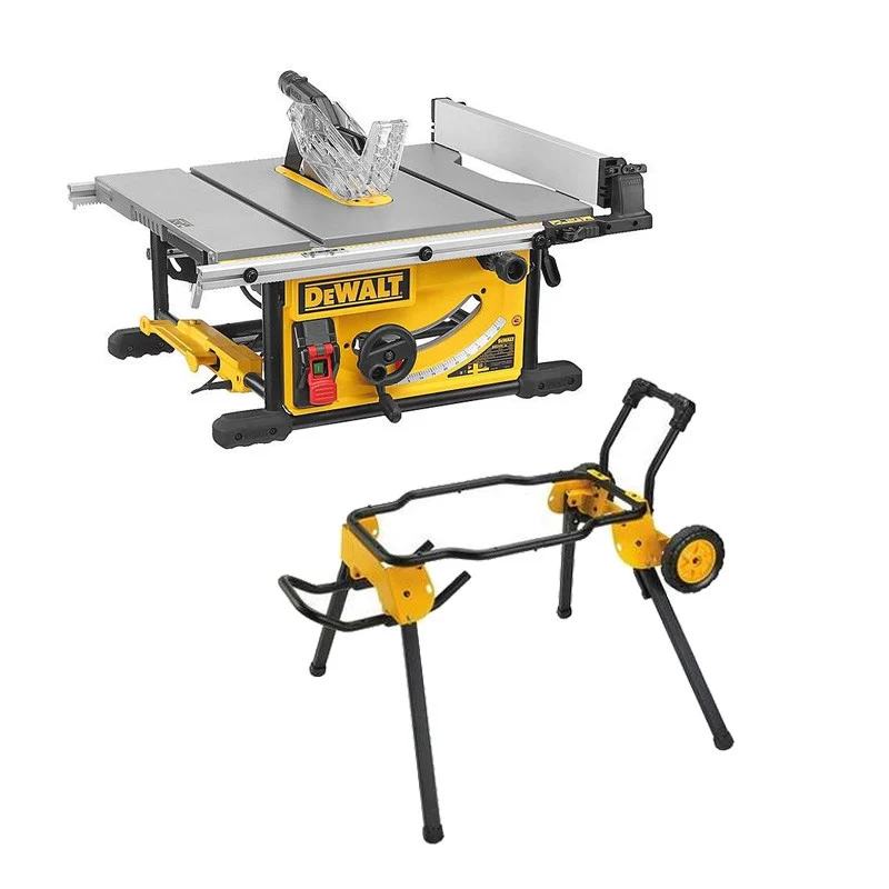 Universel Pack Scie sur table Ø250mm 2000W DEWALT DWE7492-QS avec piètement roulant DWE74911-XJ