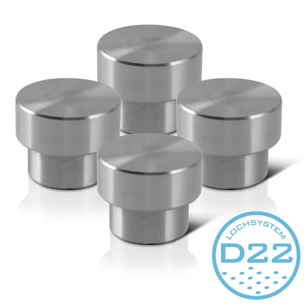 Boulon de serrage en acier pour le tableau de soudage Tableau 22 mm 4 Ensemble