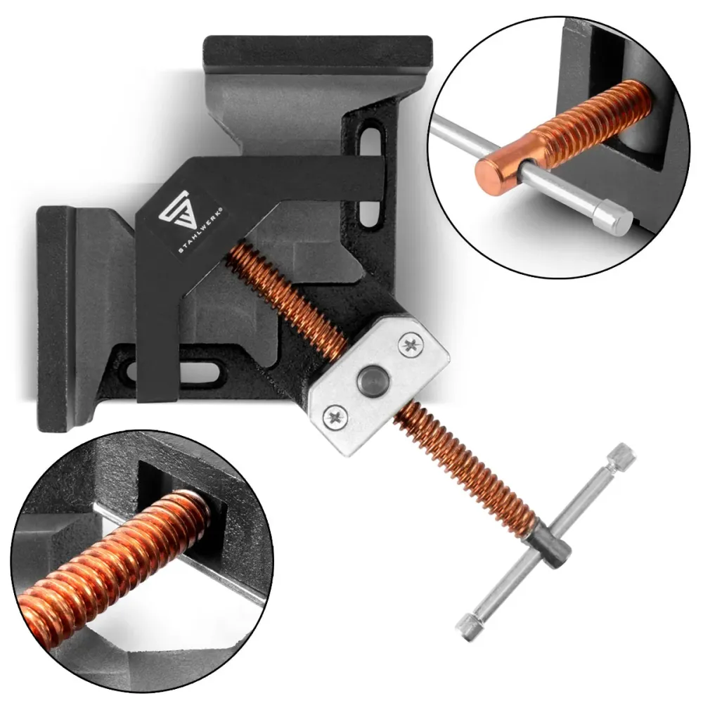 STEALWORD WK-75 ST Soudage Angle Pince / Tender Angle avec un porte-parole de 75 mm pour la réparation des pièces à un ang...