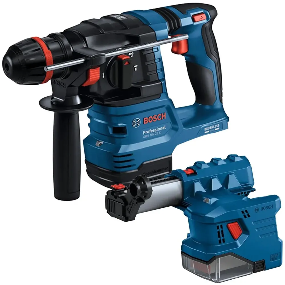 Bosch GBH 18V-22 X 18V Brushless SDS+ Rotary Hammer GDE 18V-12 Dust Extractor Attachment