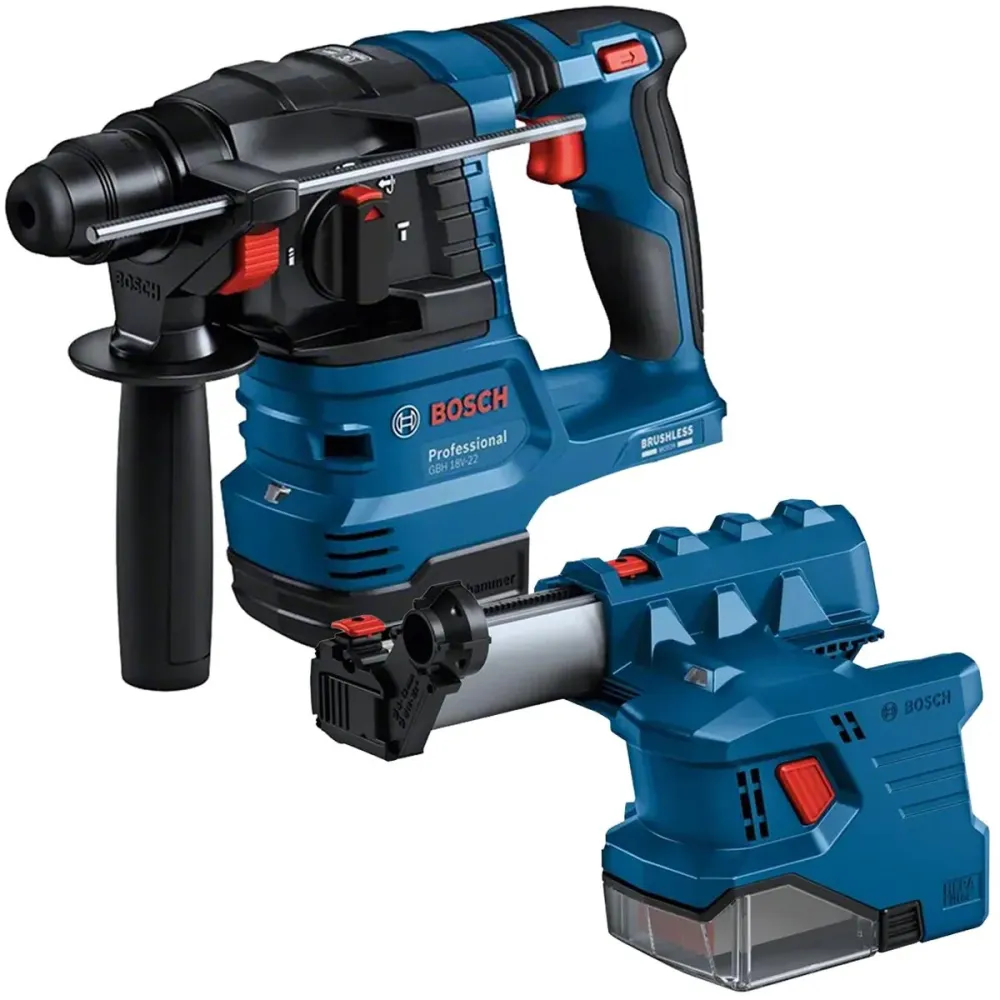 Bosch GBH 18V-22 18V Brushless SDS-Plus Rotary Hammer Drill GDE 18V-12 Dust Extractor Attachment