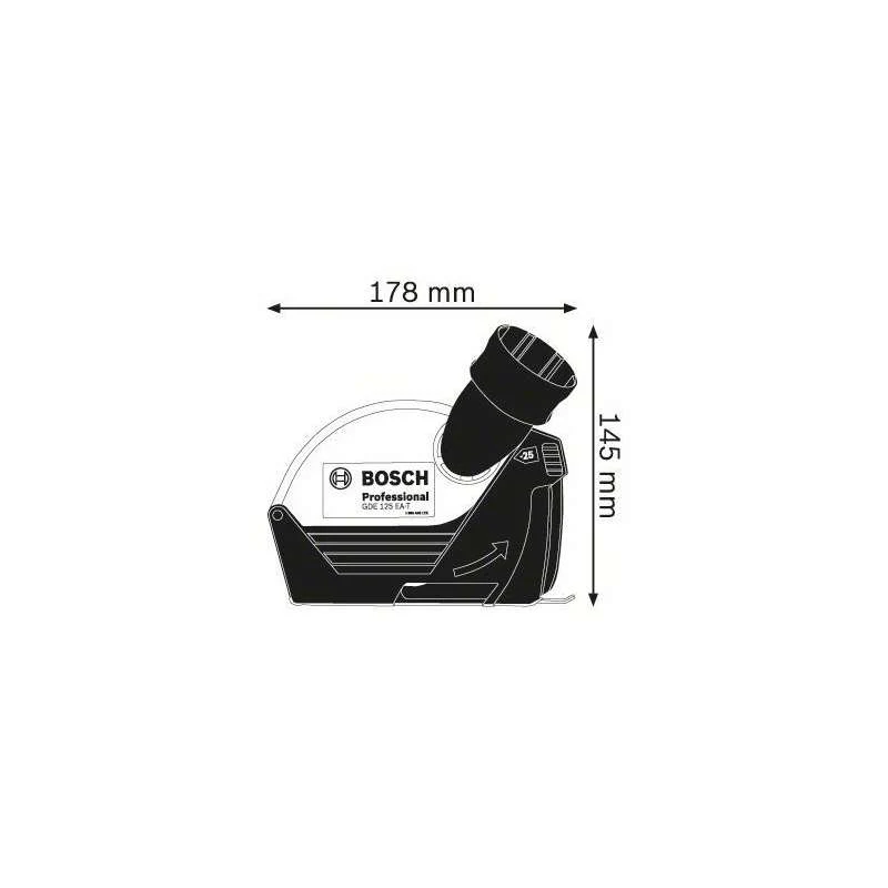 Accessoire BOSCH 1600A003DJ - GDE 125 EA-T De métier pour Meuleuse d'angle Ø 125 mm