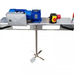 Agitateur à vis sans fin Schwarzer Rührtechnik pour fluides jusqu'à 2000 m / Pas en IBC 1000L 075 KW rapidementss...