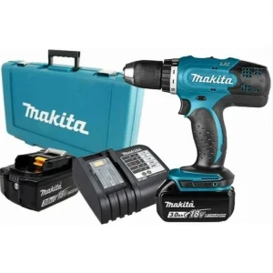 Perceuse visseuse MAKITA 18V 3.0Ah + 2 Batteries, chargeur, en coffret - DDF453SFE
