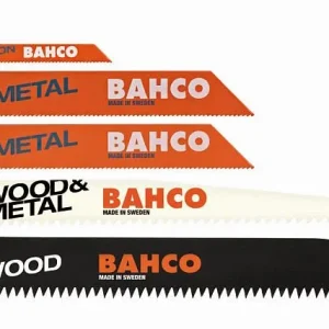 Jeu de lames de scie sabre Bahco 5 pièces (3x pour métal 1x bois+métal 1x bois) 3940-MIX-SET-5P acquérir à bas prix