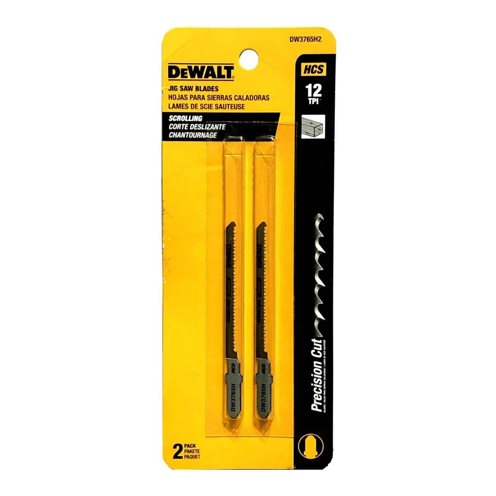Lame de scie sauteuse pour chantournage du bois à 12 DPP, 3" (2 unités)
