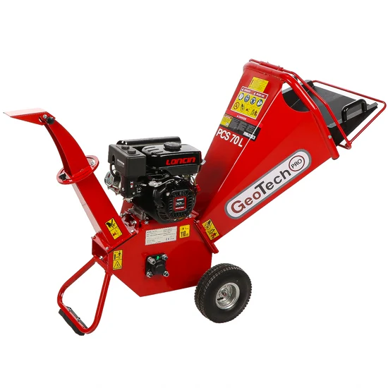 Kit de Montage GeoTech-Pro PCS70L - Broyeur de branche thermique professionnel - Moteur Loncin 7 CV