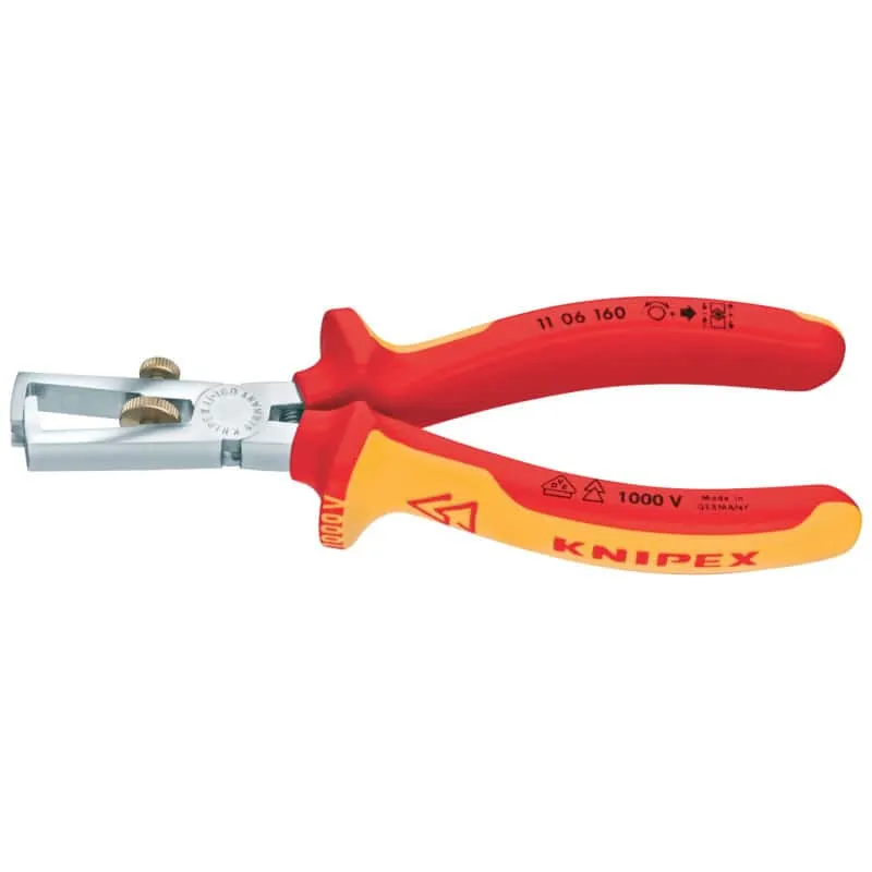 Pince à dénuder isolée - Version sans coupe câble - KNIPEX avec Protection Antidérapante
