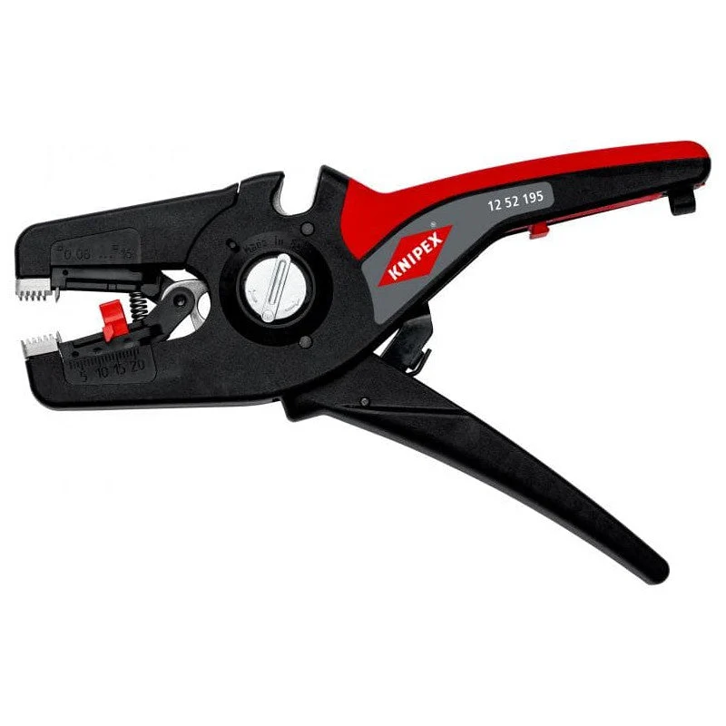 Serrage Pince à dénuder automatique KNIPEX 12 52 195 Précistrip16 de 0,08 à 16mm²